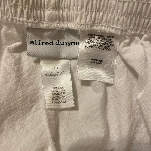 Alfred Dunner elastic waist Capri size 10 - Picture 3 of 3